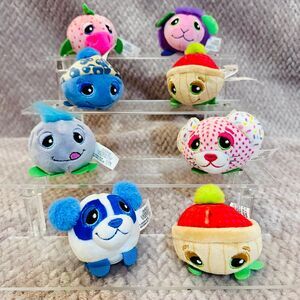 MINI Cutetitos Fruititos Minitos Animal Scented 2"Plush Toy Bundle